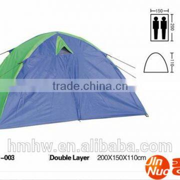 High Quality 2 person double layers camping tent with competitive price