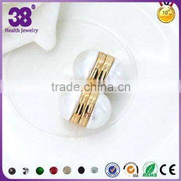 chinese imitation jewellery with gold plated earring fashion big pearl earrings