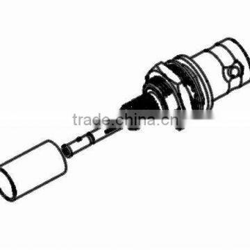 EB-3808 bnc jack straight with 17.5mm SQUARE flange crimp type for cable