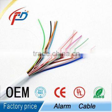 26 AWG 2 /4/6 cores shielded security alarm cable with earth wire