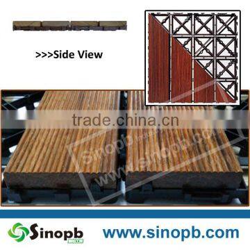 Sauna Board Base WPC Floor Pad WPC Material Grid