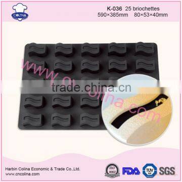 Traditional Big Size Bakeware Cake Pan Silicone Cake Mold photo-2