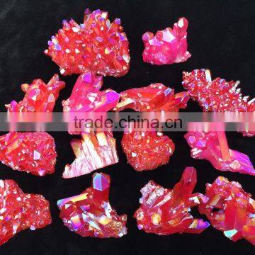 High quality red crystal cluster as home or office decoration