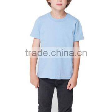 Wholesale children blank raglan t shirt with short sleeve and crew neck