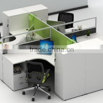 special office partition design for 4 people