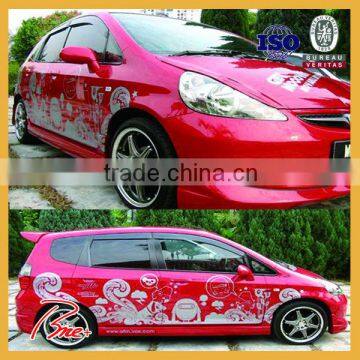 Custom full car body wrap sticker design vinyl printing