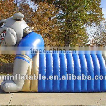 Inflatable Bulldog tunnel