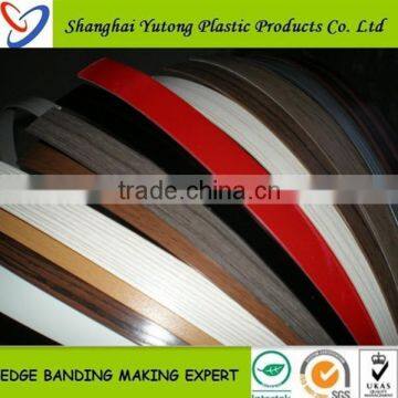 best selling Shanghai factory metal edge banding,laminate edge banding,rubber edge trim