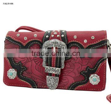 WHOLESALE WESTERN WALLETS HIPSTER CROSS BODY STYLE LADIES WALLETS