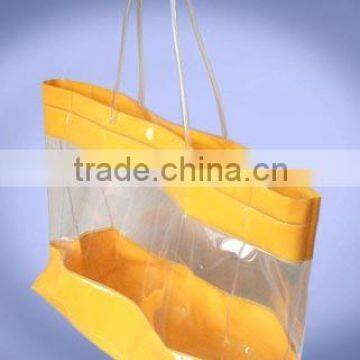 PVC yellow bag/ PVC beautiful gift bag/ Waterproof bag