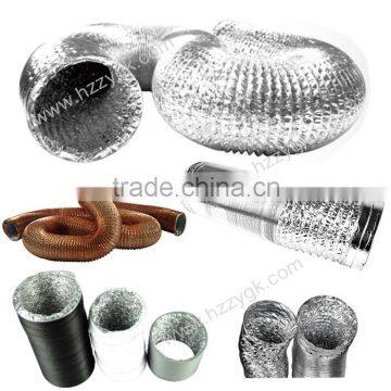 4/5/6/8/10/12 Inch Insulated Aluminum Foil Flexible Air Ducting / Air Conditioner Duct Tube photo-6