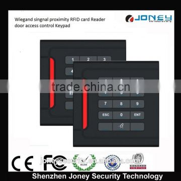 Wiegand singnal proximity RFID card Reader with keypad