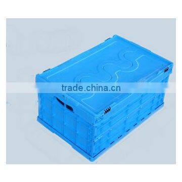 Taizhou Plastic Foldable Close Collapsing Container,Sale Folding Food Crate,Folding Container With Lid photo-4