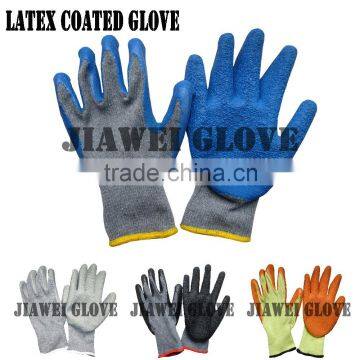Cheapest 13 Gauge White Nylon Glove With Gray Nitrile Coated Gray Nitrile Palm Coated Work Glove/Guantes De Latex A06 photo-5