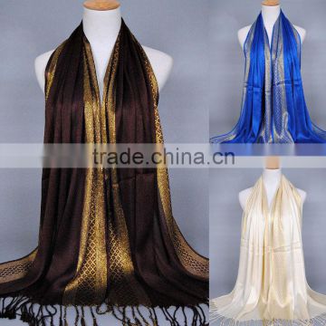 Ladies Women Fashion Shade Pashmina Scarf Stole Shawl Wrap Scarves Soft Cotton