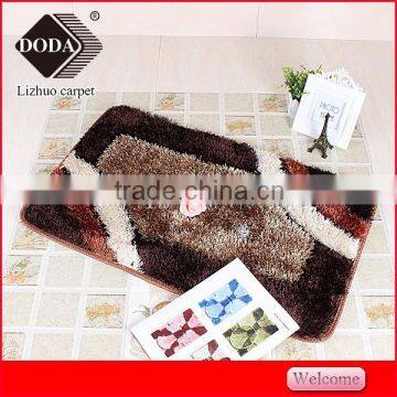 Long pile shagy polyester bathroom promotional gift mat