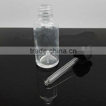 30ml Essential Oil Glass Dropper Bottle Clear Color Glass Dropper Bottles with Childpproof Cap