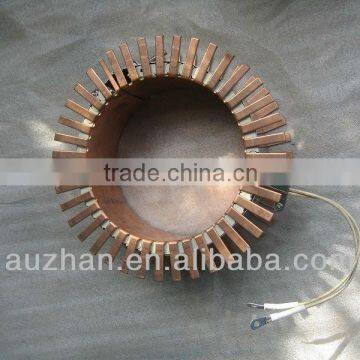 stainless ceramic band heater with copper cooling fin