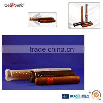 PP Transparent PVC Clear PE Colorful Plastic Cigar Tubes Packaging Manufacturer Twist Pack DP photo-6
