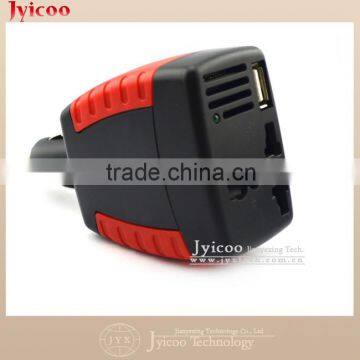Jyicoo Mini Car Power Converter 12V DC to110V/220V AC Car Lighter Plug Adapter With 5V USB