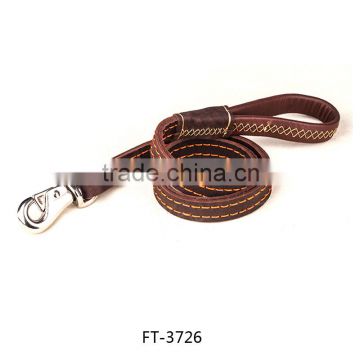 Quality Full Grain Leather Tibetan Mastiff Leash Attack Dogs Leash