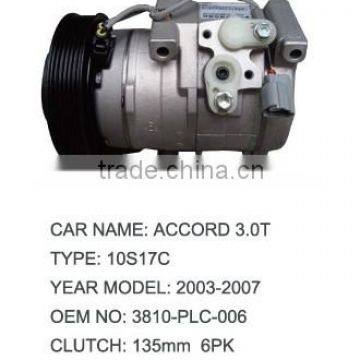 A/C Compressor For HONDA ACCORD 3.0T 3810-PLC-006