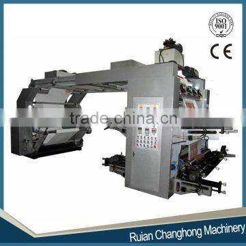 Changhong brand 4 Color Paper roll to roll flexo printing machine