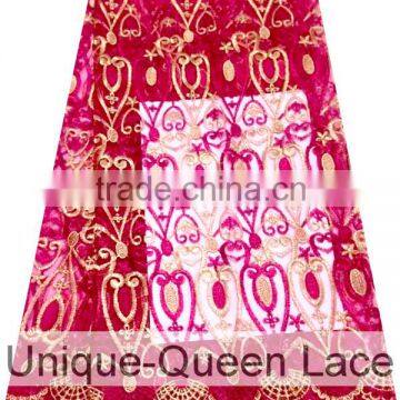 Women Clothes Fabrics/african Lace Fabrics for Party/2016 High Quality Wholesale Tulle Lace Fabrics photo-2