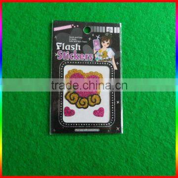 Bowknot Pattern Glitter Powder Stickers photo-4