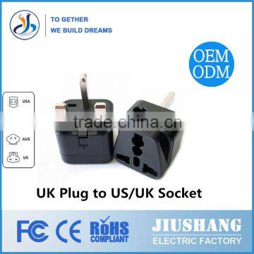 European to UK Plug Male to Female Adapter Converter