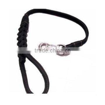 2012 Stylish Strong Braided Genuine Leather Dog Chain Leashes