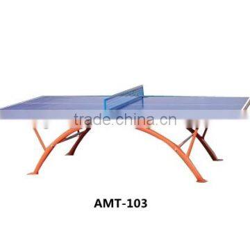 18mm waterproof top surface RAINBOW TABLE TENNIS TABLE for school facility