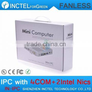 Fanless Industrial PC With Intel Celeron C1037U 1.8Ghz CPU Auto Boot USB 3.0 Dual Gigabit Lan 4 COM 1G RAM 80G HDD HTPC photo-6