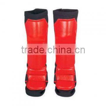 Lightweight Leather and Neoprene MMA Shin Protector Guard