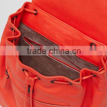 Fashion Desginer Elegant Gray Patent PU Leather Lady Backpack photo-3