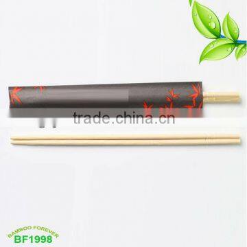 Nature 21cm Paper wrapped Sleeve Disposable Bamboo Chopsticks