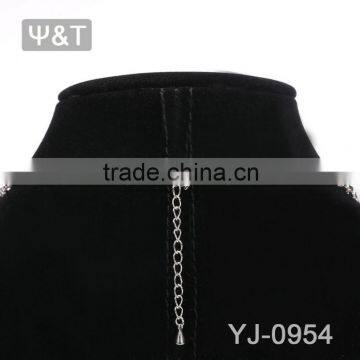 Brass Pendant Word Letter Initial Chain Made in Italy Vintage Nk70005 Delicate Pearl Necklace