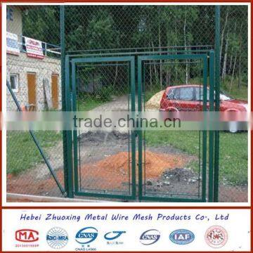 Galvanized and PVC coated metal wire mesh garden gate