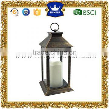 Home garden light antique plastic candle lantern