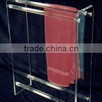 Clear Acrylic Towel Rack