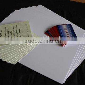 white inkjet printing pvc sheet