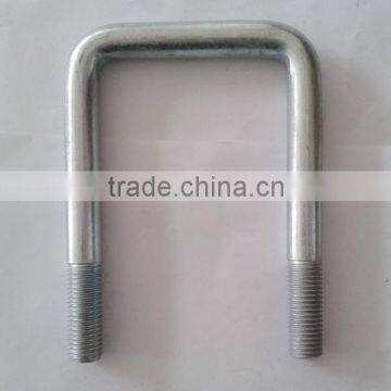 Big size carbon steel U bolt , u shape fastener