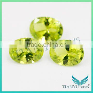 Free Samples Gem Stone Synthetic #172 Yellow Oval Cut Nano Sital Gems for Jewelry Necklace,Earring,Rings