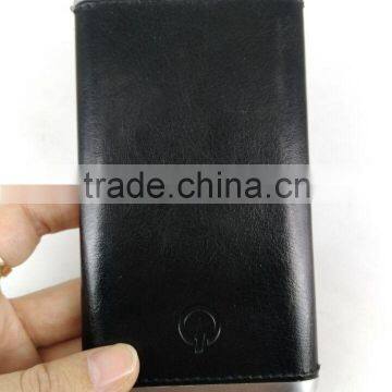 Wholesale Price 4000mah real leather Polymer Power Bank