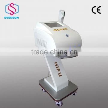 2015 Hot Sell! Portable Hifu Machine / High Intensity 4MHZ Focused Ultrasound Hifu For Wrinkle Removal / Hifu Face Lift Skin Tightening