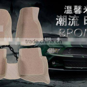 Custom PVC material 3D car floor mats for Audi A6