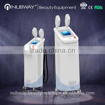 2 handles shr hair removal machine Nubway Elight IPL SHR (3 In 1) SHR-212