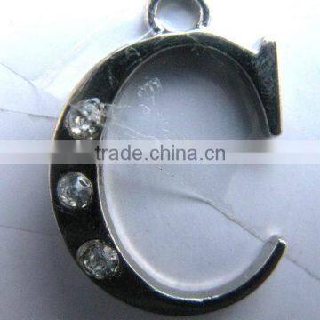 C Shape Metal Pendant