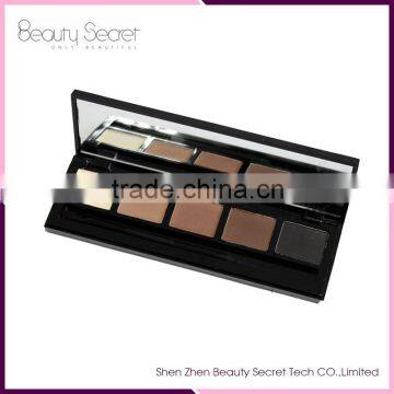 5 colors long-lasting eye brow palette,eyebrow powder with brush