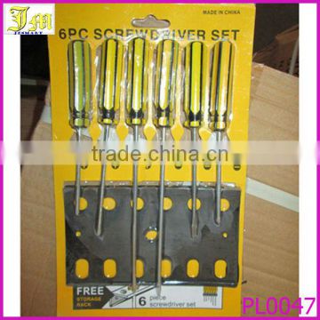 Wholesale 6 Pieces Screwdriver Set With Storage Back Metal Pen Level Air Screwdriver